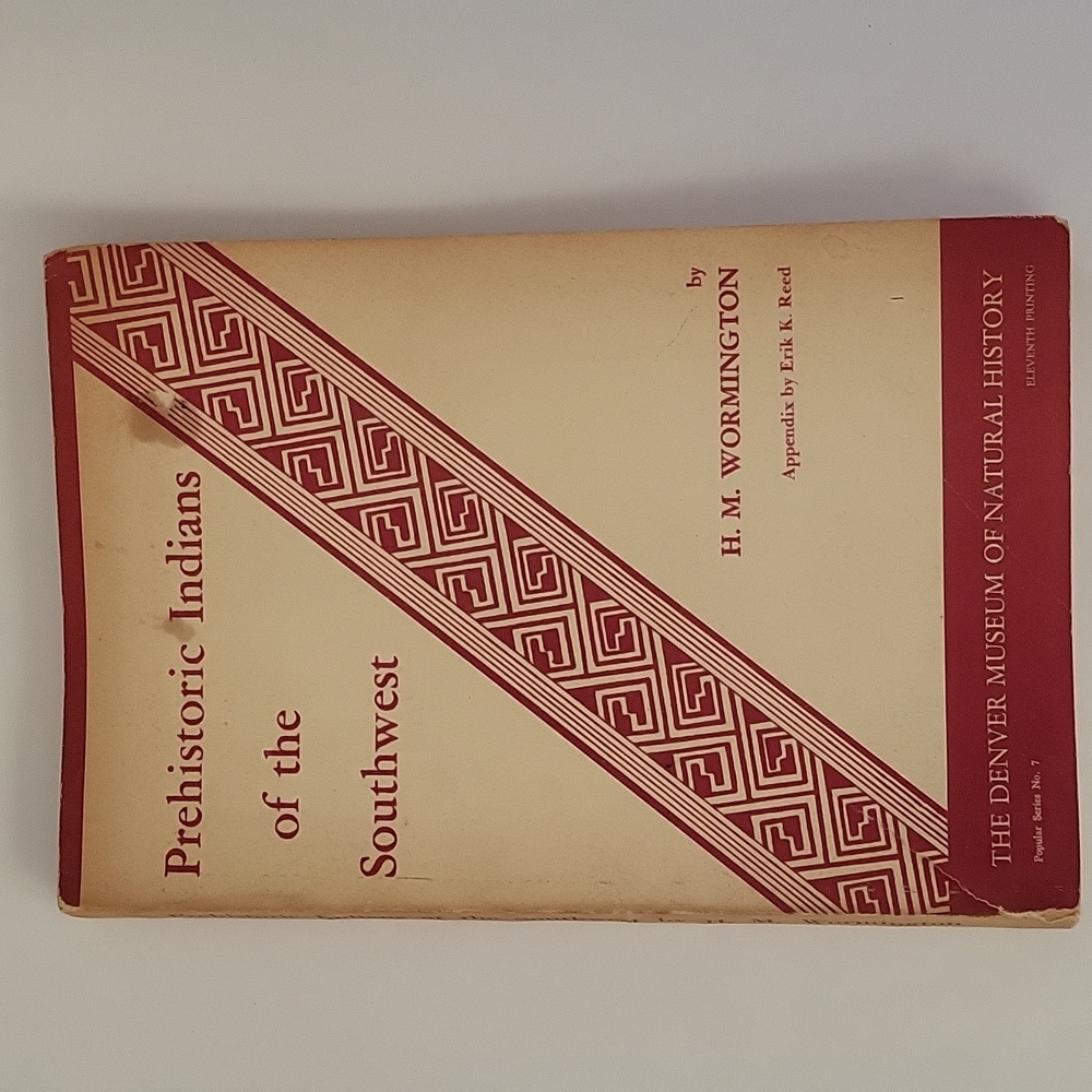 Prehistoric Indians Of The Southwest by H.M. Wormington 1973 Paperback